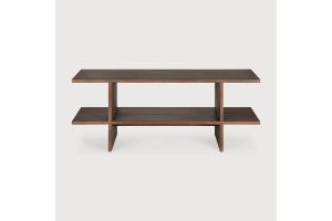 KABUKI SIDE TABLE - VARNISHED TEAK - BROWN - RECTANGULAR 103 x 30 x 40	10789