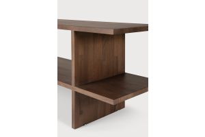 KABUKI SIDE TABLE - VARNISHED TEAK - BROWN - RECTANGULAR 103 x 30 x 40	10789