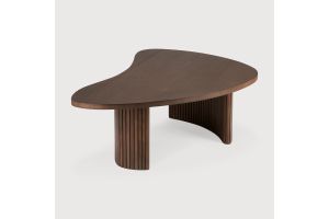 BOOMERANG COFFEE TABLE - VARNISHED TEAK - BROWN