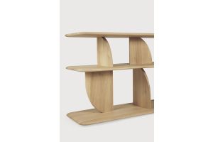 GEOMETRIC SOFA CONSOLE - OAK 210 x 35 x 67	55017