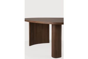 BOOMERANG COFFEE TABLE - VARNISHED TEAK - BROWN