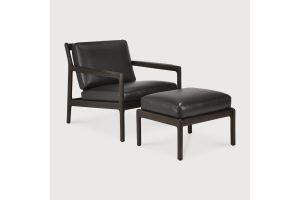 JACK FOOTSTOOL - VARNISHED MAHOGANY - DARK BROWN