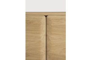 PI TV CUPBOARD - OAK - 1 FLIP-DOWN DOOR - 2 DRAWER 242 x 45 x 53	  51345