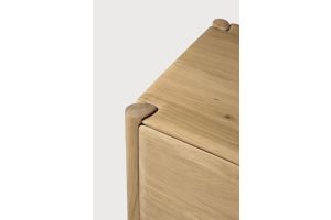 PI TV CUPBOARD - OAK - 1 FLIP-DOWN DOOR - 2 DRAWER 242 x 45 x 53	  51345