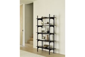 PI RACK - VARNISHED MAHOGNY - DARK BROWN 