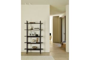 PI RACK - VARNISHED MAHOGNY - DARK BROWN 