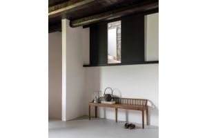 SPINDLE BENCH - RECLAIMED TEAK 150 x 35 x 60	14176