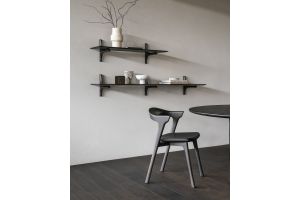 PI WALL SHELF - VARNISHED MAHOGANY - DARK BROWN - 1 SHELF 100 x 35 x 28	29792		