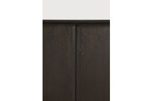 PI SIDEBOARD - VARNISHED TEAK - DARK BROWN - 2 DOORS 119 x 45 x 83	11571