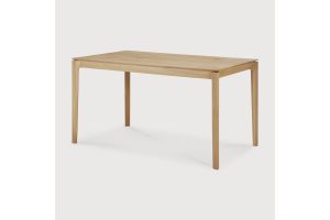 BOK DESK - VARNISHED OAK - RECTANGULAR - WITH CABLE MANAGEMENT 140 x 70 x 76	51575