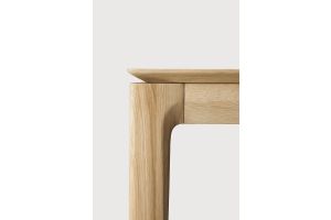 BOK DESK - VARNISHED OAK - RECTANGULAR - WITH CABLE MANAGEMENT 140 x 70 x 76	51575