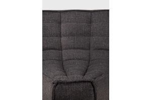 ETHNICRAFT N701 SOFA-ROUND CORNER-DARK GREY - 45° 
