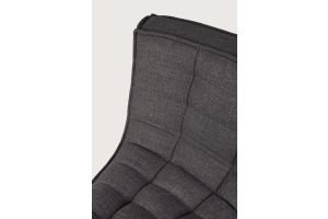 ETHNICRAFT N701 SOFA-ROUND CORNER-DARK GREY - 45° 