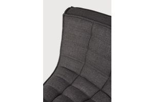 ETHNICRAFT N701 SOFA-ROUND CORNER-DARK GREY - 45° 