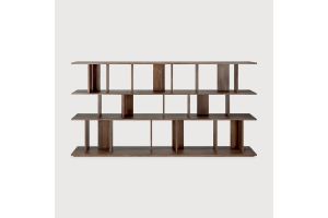 IRREGULAR RACK - VARNISHED TEAK - BROWN 224 x 37 x 115	10632  