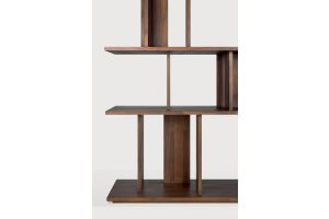 IRREGULAR RACK - VARNISHED TEAK - BROWN 224 x 37 x 115	10632  