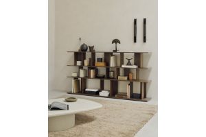 IRREGULAR RACK - VARNISHED TEAK - BROWN 224 x 37 x 115	10632  