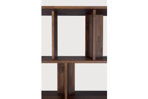 IRREGULAR RACK - VARNISHED TEAK - BROWN 112 x 37 x 115	10631