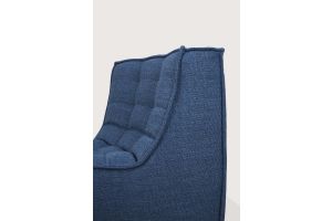 ETHNICRAFT N701 SOFA-ROUND CORNER-BLUE - 45° ROUND