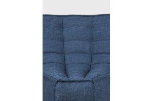 ETHNICRAFT N701 SOFA-ROUND CORNER-BLUE - 45° ROUND