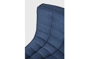 ETHNICRAFT N701 SOFA-ROUND CORNER-BLUE - 45° ROUND