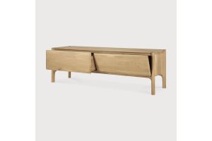 PI TV CUPBOARD - OAK - 1 FLIP-DOWN DOOR - 1 DRAWER 164 x 45 x 53	 51344