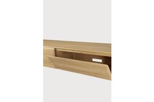 PI TV CUPBOARD - OAK - 1 FLIP-DOWN DOOR - 1 DRAWER 164 x 45 x 53	 51344