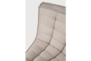 N701 MODULAR SOFA - BEIGE FABRIC - 45° ROUND 