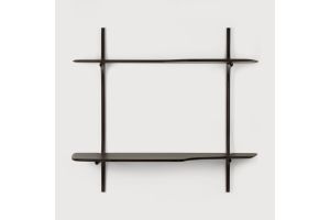 PI WALL MOUNTED DESK - VARNISHED MAHOGANY - DARK BROWN 140 x 48 x 126	 35062