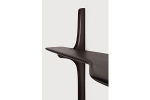 PI WALL MOUNTED DESK - VARNISHED MAHOGANY - DARK BROWN 140 x 48 x 126	 35062