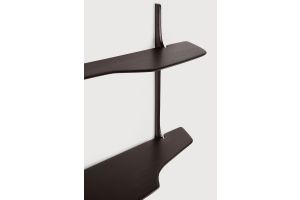 PI WALL MOUNTED DESK - VARNISHED MAHOGANY - DARK BROWN 140 x 48 x 126	 35062