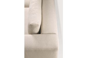 MELLOW SOFA - OFF WHITE ECO FABRIC - 3 SEATER 