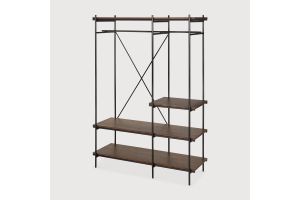 ETHNICRAFT TEAK OSCAR RACK-5 SLIDING DOORS 