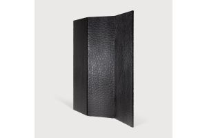 CHOPPED ROOM DIVIDER - VARNISHED MAHOGANY - BLACK 150 x 3 x 181	35135