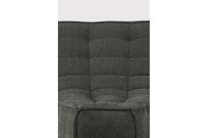 ETHNICRAFT N701 SOFA-ROUND CORNER-MOSS - 45° ROUND