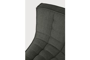 ETHNICRAFT N701 SOFA-ROUND CORNER-MOSS - 45° ROUND