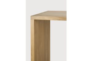 U DESK - VARNISHED OAK - RECTANGULAR - WITH CABLE MANAGEMENT 160 x 80 x 76	50101