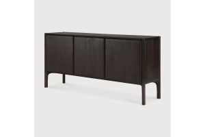 PI SIDEBOARD - VARNISHED TEAK - DARK BROWN - 3 DOORS 174 x 45 x 83	11572