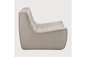 N701 MODULAR SOFA - ECRU ECO FABRIC - 1 SEATER 80 x 91 x 76	20266