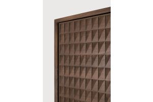 SONO SIDEBOARD - VARNISHED TEAK - LIGHT BROWN - 3 DOORS - 3 DRAWERS 228 x 48 x 87	15347