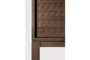 SONO SIDEBOARD - VARNISHED TEAK - LIGHT BROWN - 2 DOORS - 3 DRAWERS 172 x 48 x 87	15346 