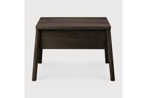 AIR BEDSIDE TABLE - VARNSIHED OAK - BROWN - 1 DRAWER 56 x 44 x 37	51190