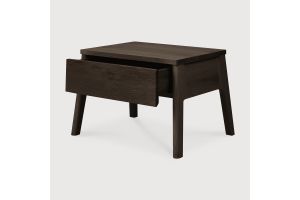 AIR BEDSIDE TABLE - VARNSIHED OAK - BROWN - 1 DRAWER 56 x 44 x 37	51190