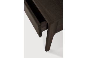 AIR BEDSIDE TABLE - VARNSIHED OAK - BROWN - 1 DRAWER 56 x 44 x 37	51190