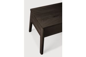 AIR BEDSIDE TABLE - VARNSIHED OAK - BROWN - 1 DRAWER 56 x 44 x 37	51190