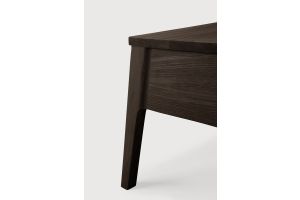 AIR BEDSIDE TABLE - VARNSIHED OAK - BROWN - 1 DRAWER 56 x 44 x 37	51190
