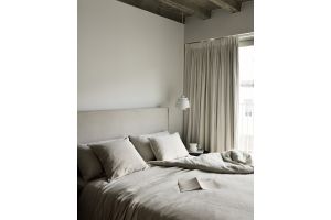 Revive bed - Sand linen - mattress 160x200 - without slats - removable cover 168 x 214 x 109	21600