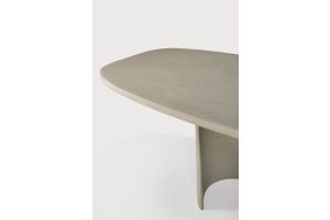CANYON OUTDOOR DINING TABLE - VARNISHED CONCRETE - LIGHT GREY - OVAL 230 x 115 x 76	25061