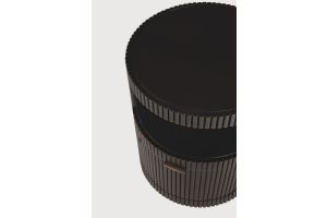 BOOMERANG DRAWER UNIT - VARNISHED MAHOGANY - DARK BROWN -1 DRAWER WITH KEYLOCK 45 x 45 x 55	35015