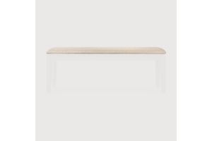 BOK OUTDOOR BENCH CUSHION - NATURAL FABRIC - 3+ SEATER 162 x 35 x 3	21217